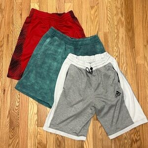 Men’s Athletic Shorts - adidas & Nike - Bundle of 3‎